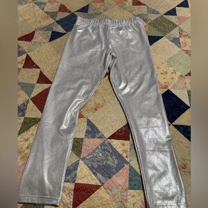 Carter's Silver Metallic Girls' Leggings